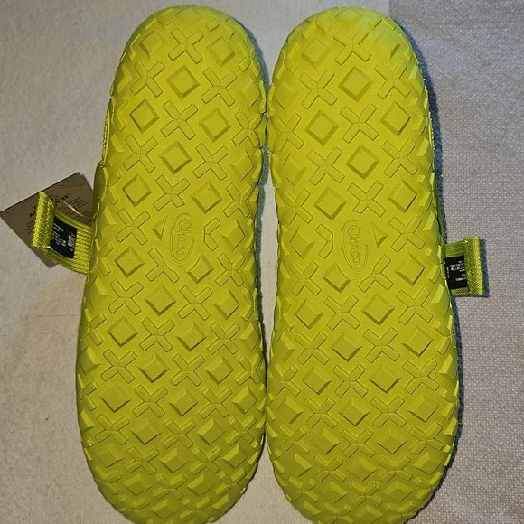 NWT Chaco Ramble Puff Mens 11.5 Hi Viz Green Fleece Lined - Picture 5 of 9